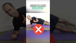 HOW TO DO SIDE PLANK CORRECTLY chiropractor sideplank exercise shorts howto stretch [upl. by Soisatsana]