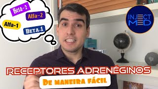 RECEPTORES ADRENÃ‰RGICOS A MANEIRA MAIS FÃCIL DE APRENDER [upl. by Artek]