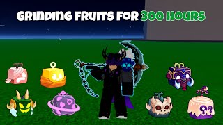 Grinding fruits for 300 hours insane trades and more Bloxfruits [upl. by Bartholomeus554]