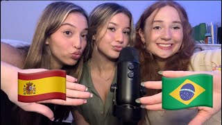 ASMR IN PORTUGESE AND SPANISH 💚 [upl. by Thorpe]