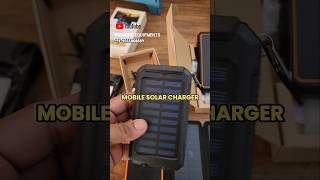 Mobile solar charger  camping charger camping power pack trekkinggear campinggear campingvibes [upl. by Imas]