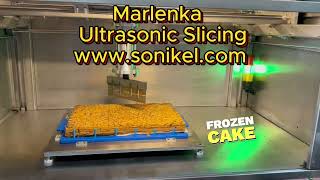 Marlenka  Honey Walnut Ultrasonic Slicer marlenka ultrasoniccutting ultrasonicslicer sonikel [upl. by Schilt]