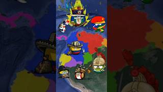 TERRITORIOS OCUPADOS POR LA GRAN COLOMBIA countryballs historia paises guerra [upl. by Borras]