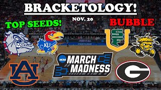 Bracketology By Dannyology Update 1 Nov 20 [upl. by Roy]