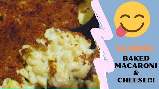 THE SECRET TO MY SUPER CREAMY AND CHEESY BAKED MACARONI RECIPE [upl. by Secilu785]