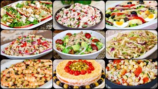 ¡No hagas la misma ENSALADA otra vez 12 RECETAS de Ensaladas Sencillas y Saludables [upl. by Ahsot964]