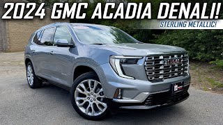 New 2024 GMC Acadia Denali  Sterling Metallic Paint [upl. by Acyre]