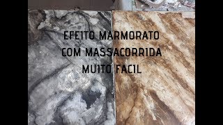 DIYcomo fazer efeito marmorato mármore com massa ACRÍLICA [upl. by Weisbart]