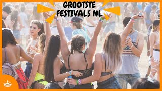 GROOTSTE FESTIVALS van NEDERLAND  💃🕺 Top 5 [upl. by Dunn345]