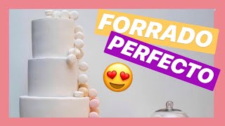 💜como Forrar Una Torta 💜fácil Y Rápido [upl. by Au]