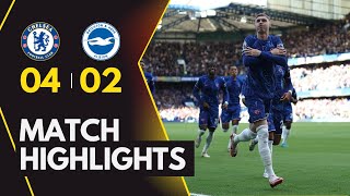 Chelsea 42 Brighton  P4LMER bags ALL FOUR  HIGHLIGHTS  Premier League 202425 [upl. by Adnara]