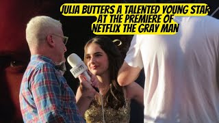 Julia Butters at the red carpet premiere of Netflix The Gray Man [upl. by Theressa]