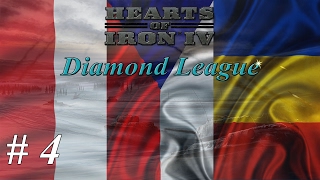 Lets play Hearts of Iron IV Multiplayer  Diamond League Part 4 The Germans Invade [upl. by Lorou]