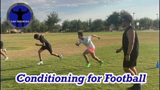 The 3 BEST Conditioning Drills for Youth Football [upl. by Otinauj]