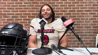 Louisville DE Ashton Gillotte Postgame Presser vs Clemson 11224 [upl. by Ennaxor481]