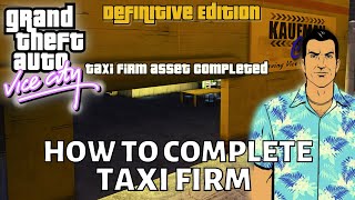 GTA Vice City Taxi Firm MISSION COMPLETE KAUFMAN CAB MISSIONS Al Missions Taxi Firm Mission [upl. by Ajup]