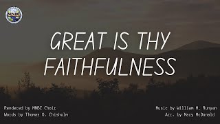 GREAT IS THY FAITHFULNESS [upl. by Riada]