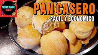 PAN CASERO Rápido y Económico  Morfando Rico [upl. by Iatnwahs545]