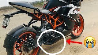 KTM RC 200 engine sound after 1 year and a irritating sound of number plate which you also may face [upl. by Nirat]