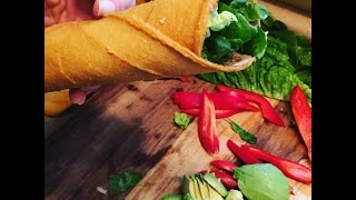 OMG NO FAT RAW VEGAN WRAP  EASY AND FAST [upl. by Tarryn]