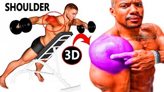 Sculpt Your Shoulders  6 Best exercises for boulder shoulders [upl. by Jeth]