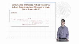 Activos financieros disponibles para la venta   UPV [upl. by Ecilegna]