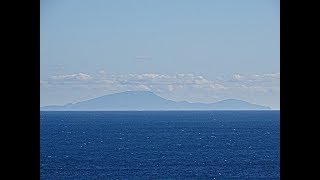 This is how you can see Pantelleria from Kelibia HD1080p [upl. by Sakovich]