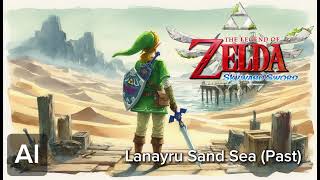 The Legend of Zelda Skyward Sword OST  Lanayru Sand Sea Past AI extended [upl. by Neelik]