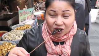 Eating Scorpions in China [upl. by Attemaj]