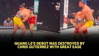 UFC Vegas 95 Results Chris Gutierrez Becomes First Man to Defeat Quang Le [upl. by Akimas]