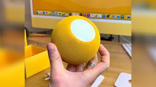 💛 NEW Yellow HomePod mini UNBOXING Shorts [upl. by Atteloj]