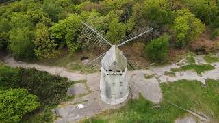 Drone video of the old Windmill at Bidston Hill Wirral DJI Mavic Air 2 [upl. by Noit]