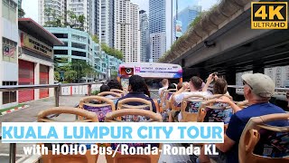 FULL KUALA LUMPUR CITY TOUR❗with RondaRonda KL hop on hop offhoho bus walkingaround malaysia [upl. by Barkley]