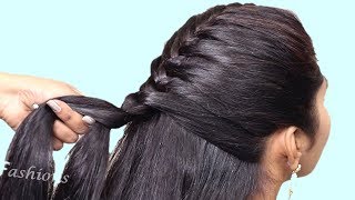 Simple hairstyle for Weddingparty  Hairstyles for Girls  Hair style girl  hairstyles [upl. by Rosco]