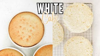 Génoise White Cake aux Blancs dOeufs  Super Moelleux pour Layer Cakes  Sweetly Cakes [upl. by Figge]