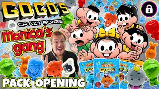 Gogo Friends From Brazil  Monicas Gang Turma da Mônica Gogos Crazy Bones  PACK OPENING [upl. by Prebo]