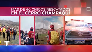 DRAMÁTICO RESCATE DE UNOS CHICOS EN EL CERRO CHAMPAQUÍ [upl. by Aicrop606]