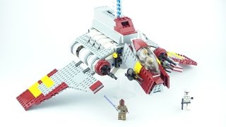 LEGO Star Wars Republic Attack Shuttle 8019 Review [upl. by Ogirdor]