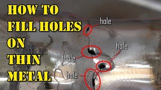 TFS How to Bridge Gaps and Holes on Thin Metal [upl. by Boleyn]