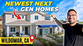 We Found the NEWEST Next Gen Homes For Sale in Southern California  Wildomar CA  Near San Diego [upl. by Nerradal]