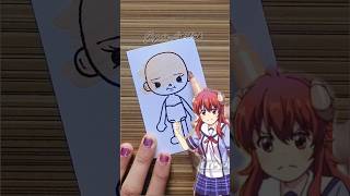 How To Draw Toca Boca Demon Girl Yuko Yoshida Next Door shortsdiypapercraftsviralartdemongirl [upl. by Nally]