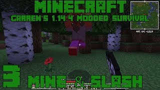 Minecraft 1144 Modded Survival  Mine amp Slash  Part 3 [upl. by Hteb686]