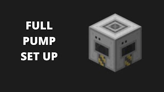 FULL PUMP SET UP BUILDCRAFT 1122 [upl. by Ynos931]