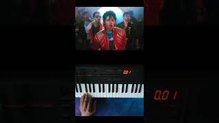 Michael Jackson  Beat It Piano Overdriven Guitar shorts easy piano tutorial michaeljackson [upl. by Poul499]