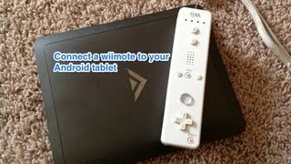 How to connect a wiimote to an android tablet [upl. by Alfons]