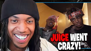 B LOU Reacts To Ski Mask The Slump God  Wake Up Feat Juice WRLD Official Audio [upl. by Anbul710]