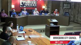 Winnsboro City Council [upl. by Nakre]