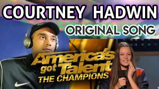 Courtney Hadwin  BACK With An Original  AGT Champions  2019  First Time Reaction [upl. by Robin45]