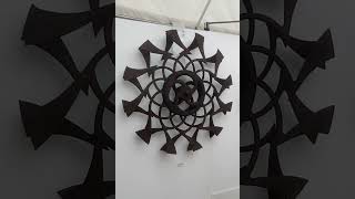 Optical illusion whirly gig kinetic sculptures [upl. by Mcgee]