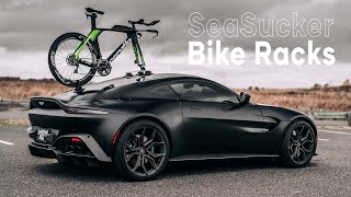 SeaSucker Bike Rack on a quotDaily Driverquot Aston Martin [upl. by Reace]